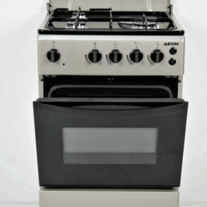 AEON GAS COOKER 50X50 3G INOX HOB-SILVER S5311MEIMPDBS - Image 3