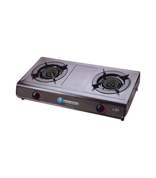 Haier Thermocool 2 Hob Teflon Table Cooker, Teflon Body, Auto Ignition